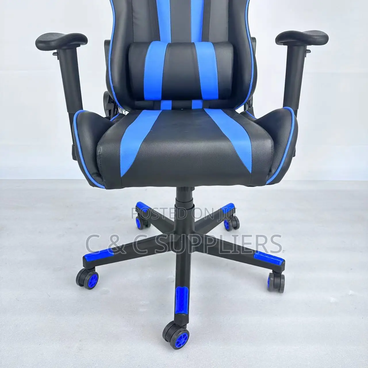 Leather High Back Gamer Chair.