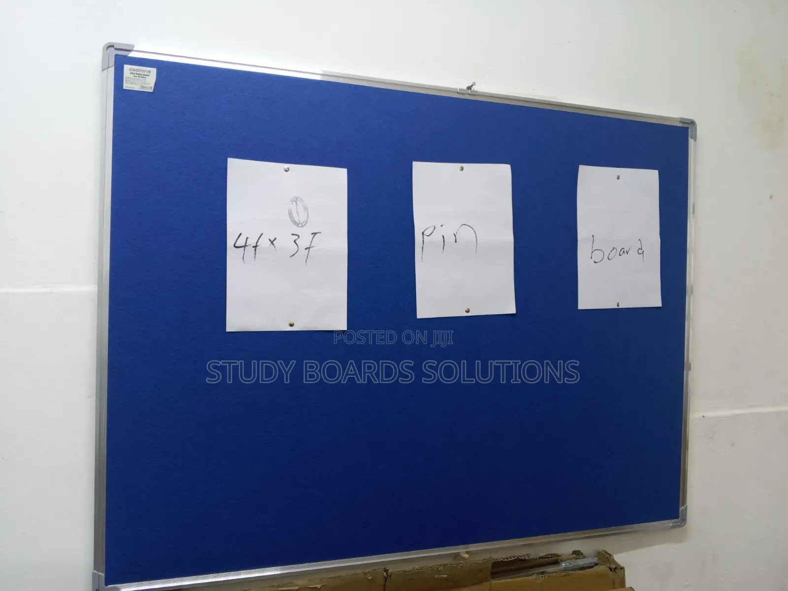 Corporate Office Pin Notice Board 120cmx90cm