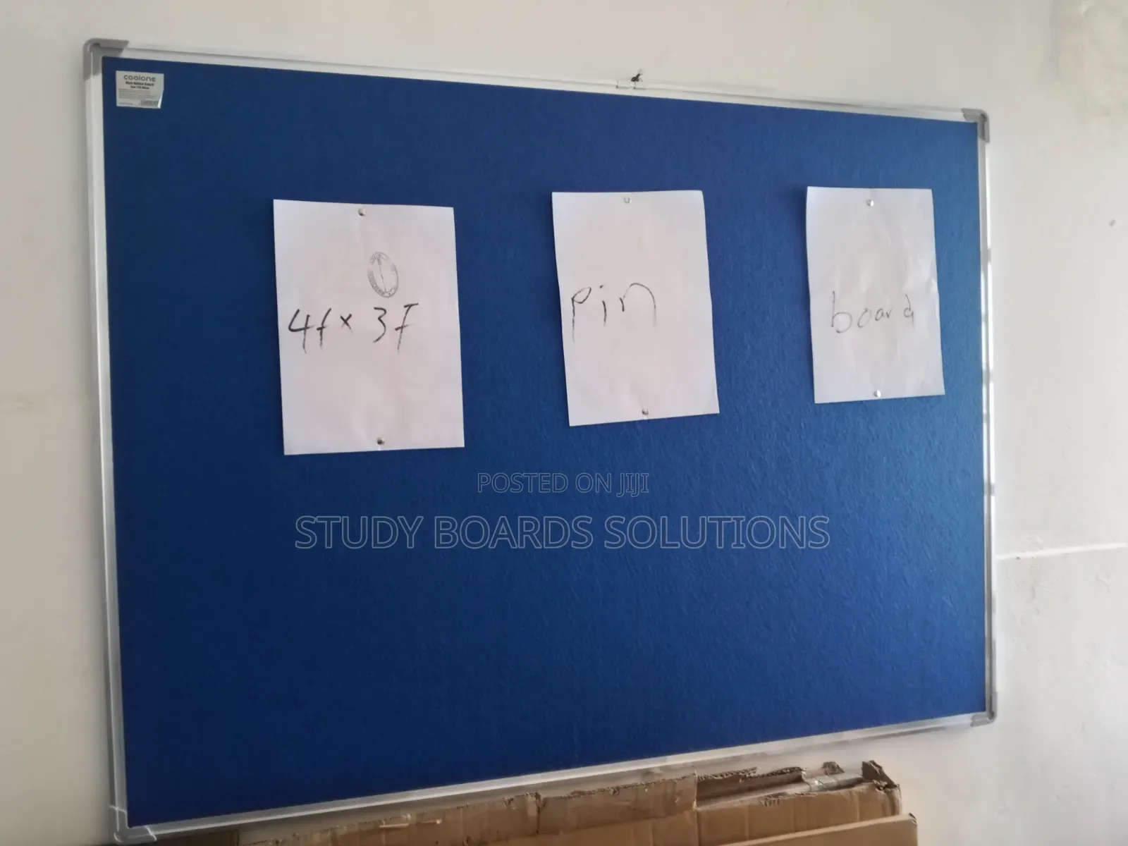 Corporate Office Pin Notice Board 120cmx90cm