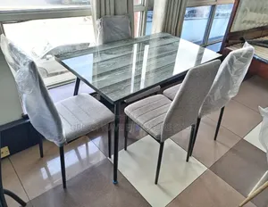 Glass Top Dining Set