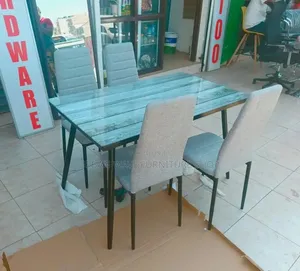 Glass Top Dining Set