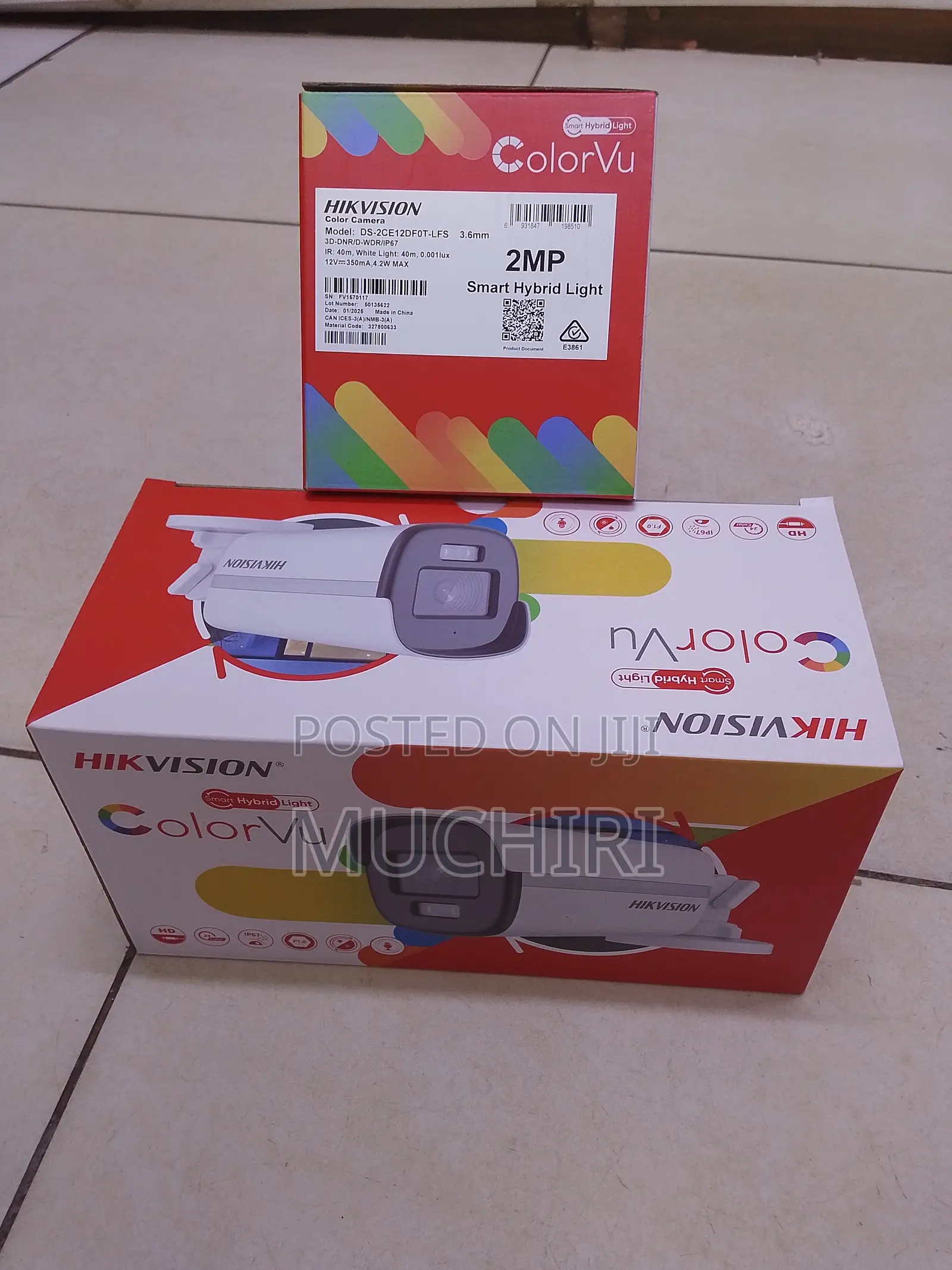 2MP Colorvu Fixed Bullet Camera HIKVISION COLORVU