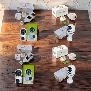 HD Night Vision PTZ Rotating Single Dual Lens Wifi Bulb Cameras