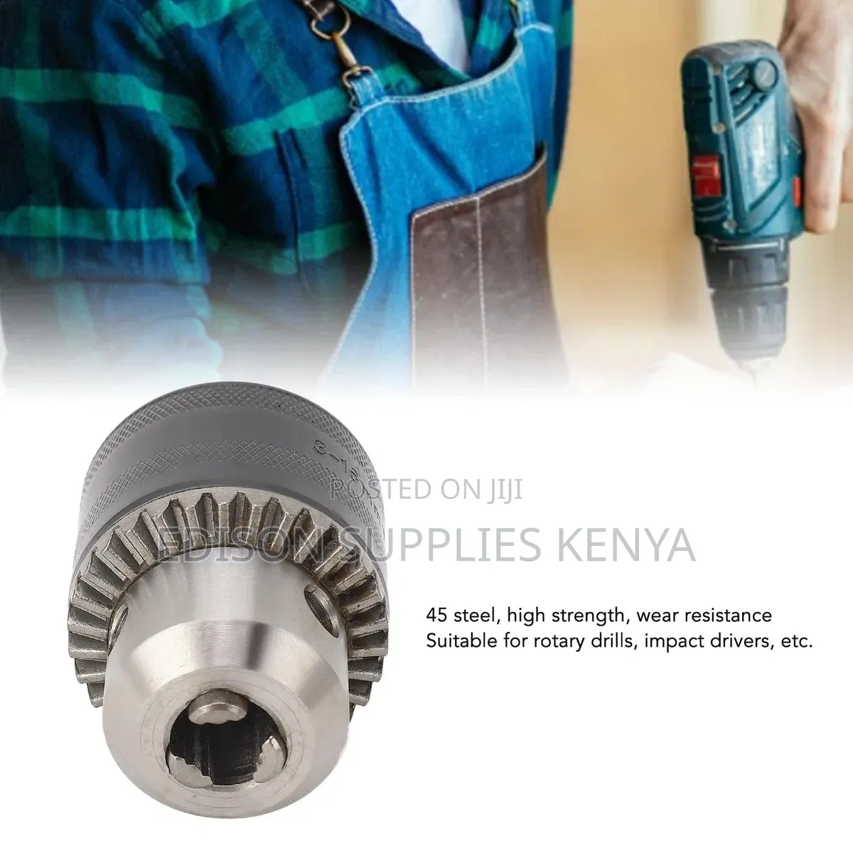 16mm Total Drill Chuck With Key Drill Chucks 16 Mm