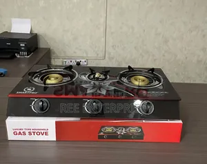 Smart Pro Gas Stove 3burner Glass