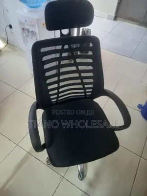Black Office Chair With Head Rest