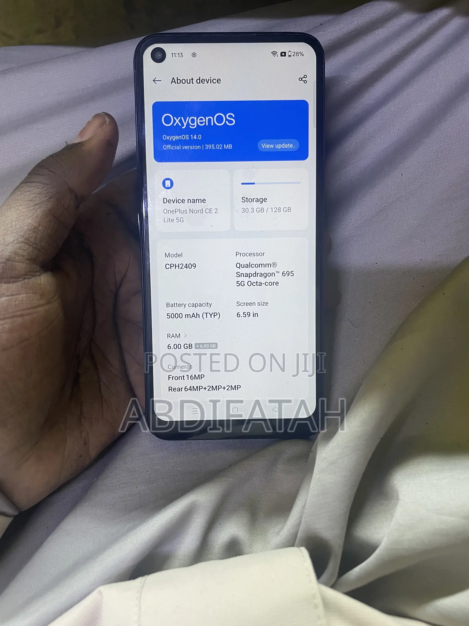 OnePlus Nord CE 2 Lite 5G 128 GB Black