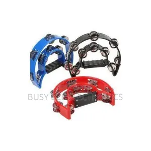Tambourine Half Moon Plastic
