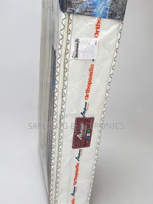 6×6 Orthopedic Spring Mattress 8 Inch – Firm Grey Finish