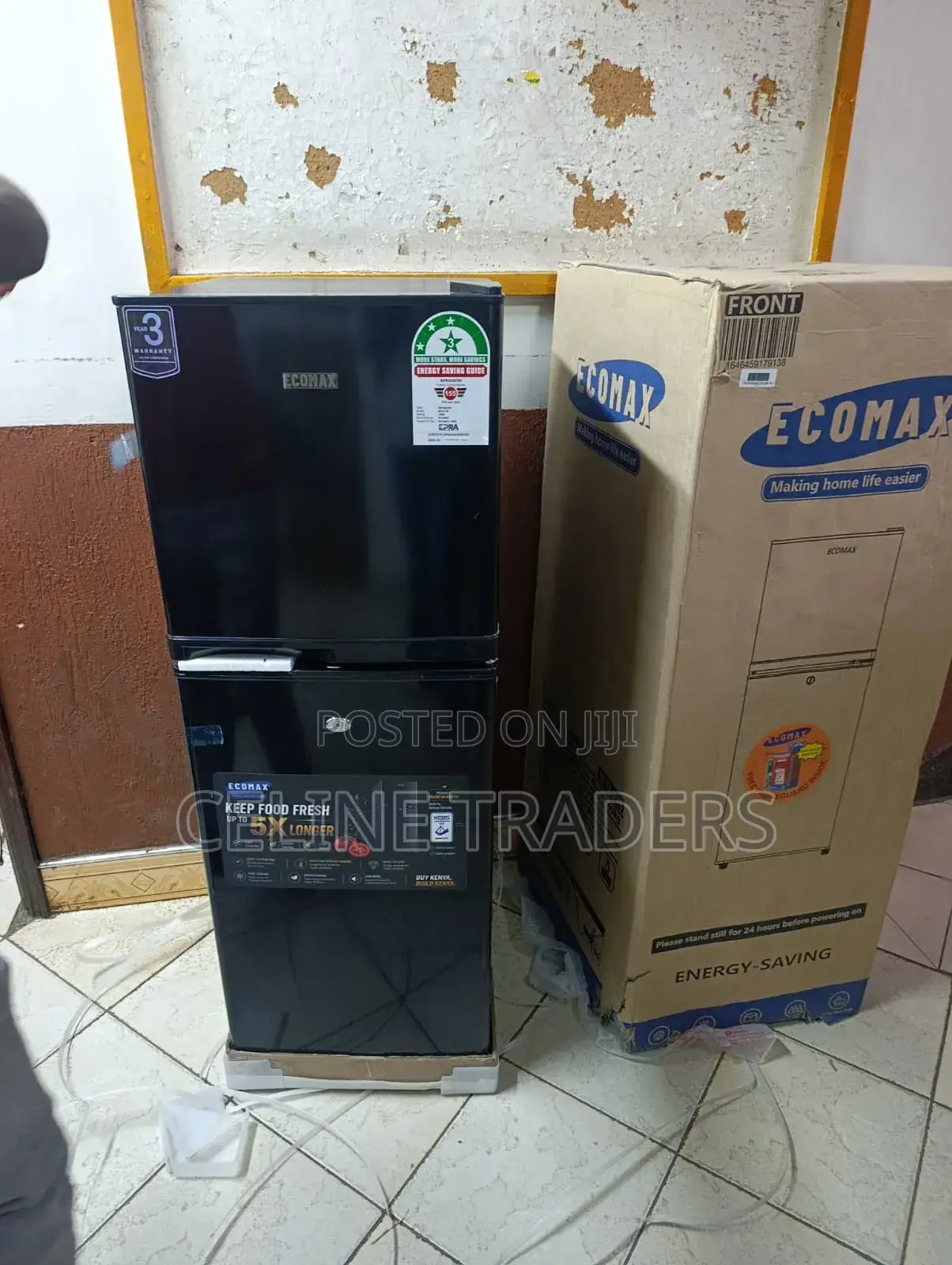Ecomax 138litres Double Door Refrigerator