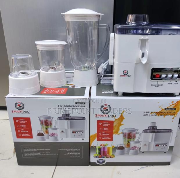 Smartpro 4-in-1 Juicer & Blender 1.8L Capacity With Overheat Protectio