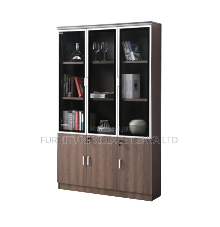 Office Cabinet; 3 Door Lockable Office Executive Storage Cabinet