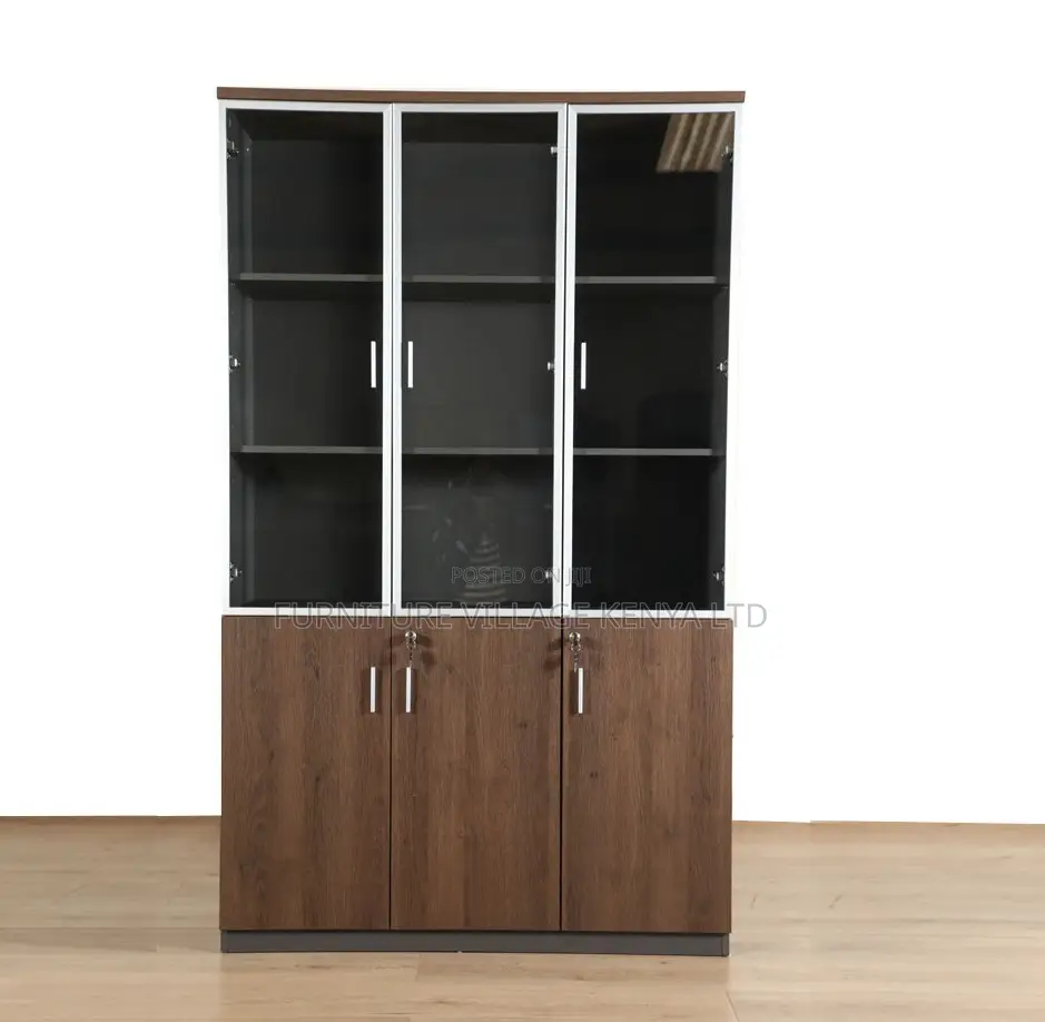Office Cabinet; 3 Door Lockable Office Executive Storage Cabinet