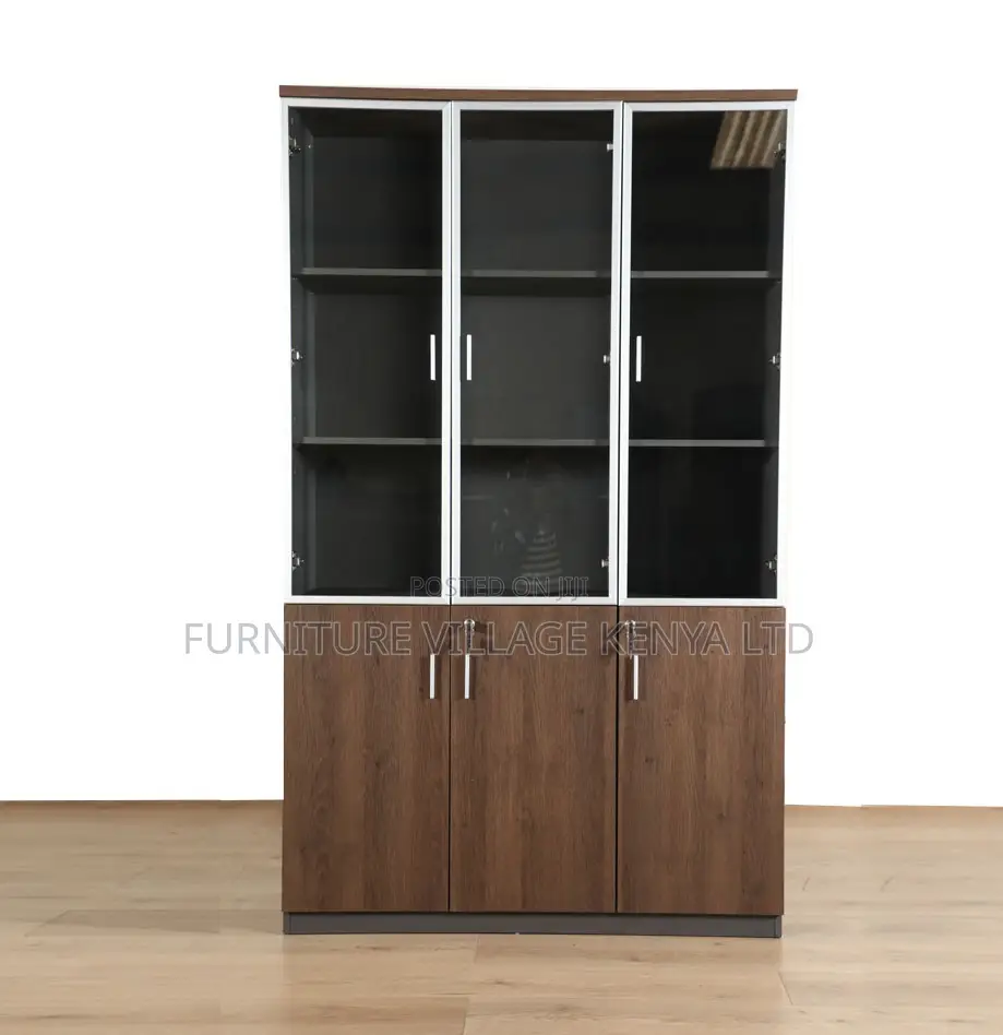 Office Cabinet; 3 Door Lockable Office Executive Storage Cabinet