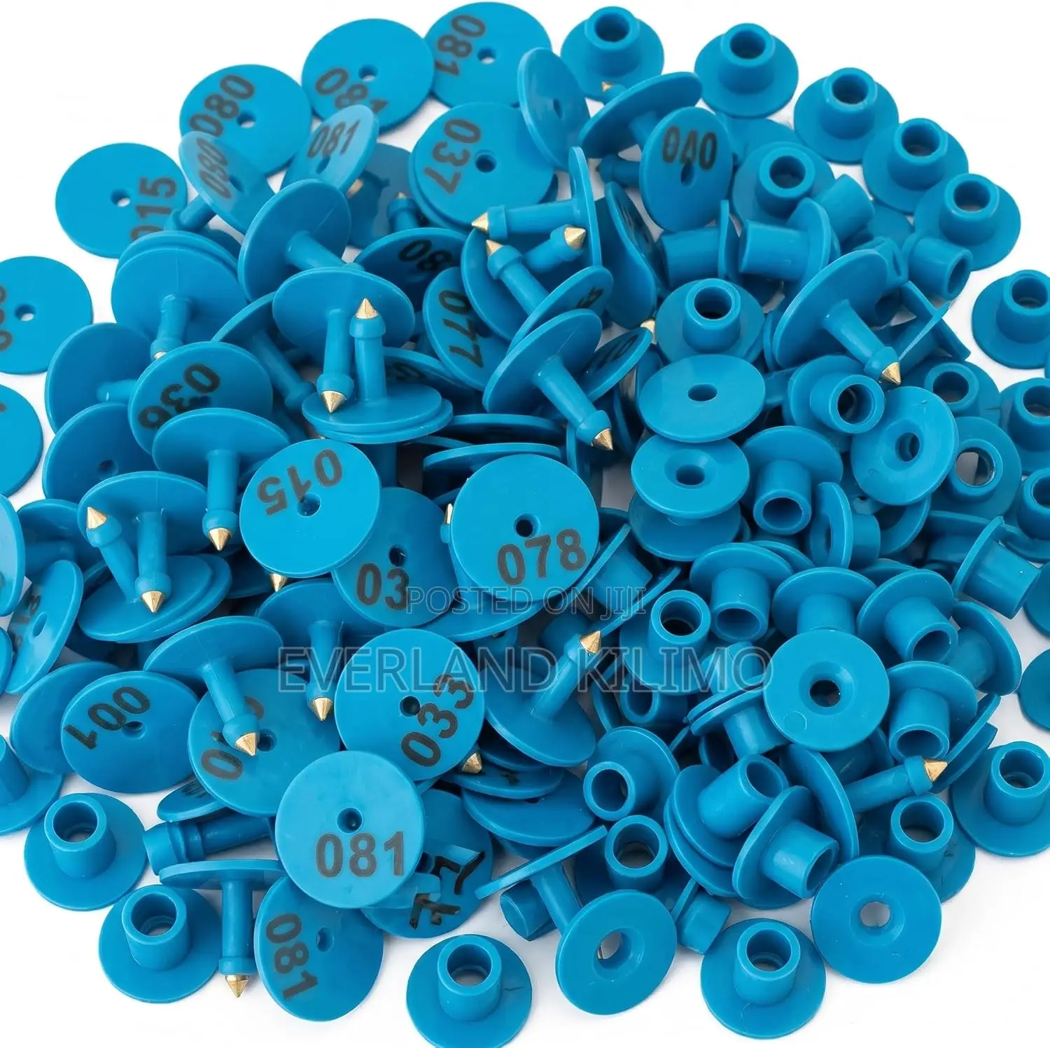 Cattle Assessment Round Numbered Ear Tags