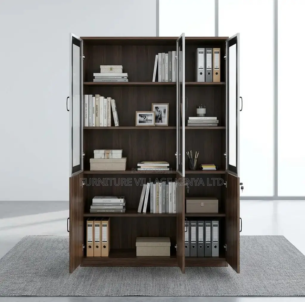 Office Cabinet; 3 Door Lockable Office Executive Storage Cabinet