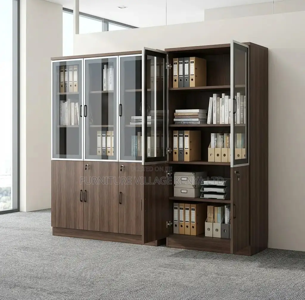 Office Cabinet; 3 Door Lockable Office Executive Storage Cabinet