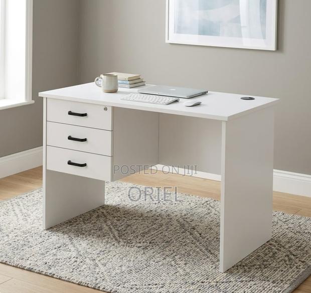 120CM Office Study Desk : Modern Home Office Study Desk - thumbnail 3
