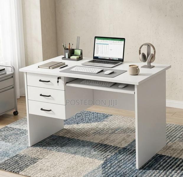 120CM Office Study Desk : Modern Home Office Study Desk - thumbnail 6