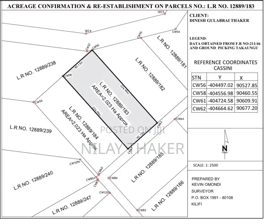 5 Acres Prime Land in Mandarini, Kilifi.