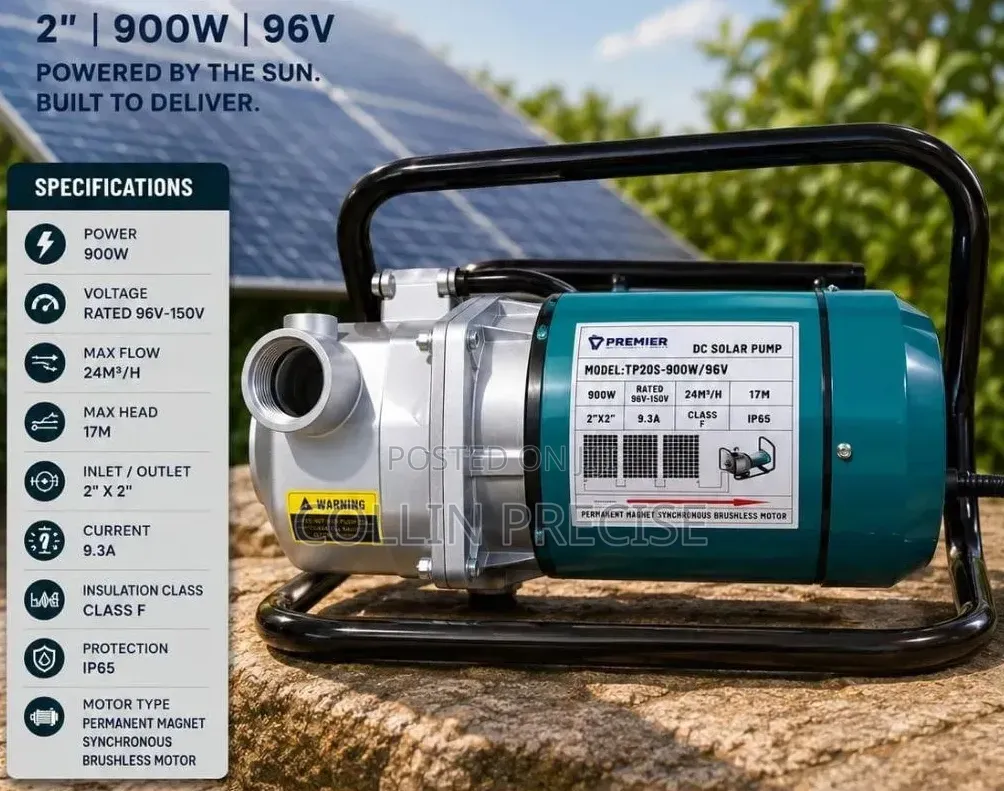 2 Inches 900W DC Solar Surface Pump