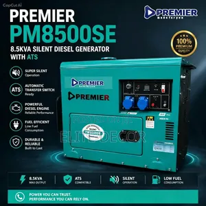 Premier PM8500SE 8.5KVA Silent Diesel Generator With ATS