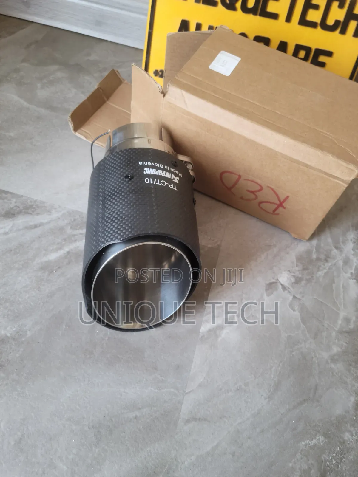 Universal Akrapovic Exhaust Tip With LED