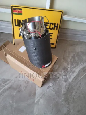 Universal Akrapovic Exhaust Tip With LED