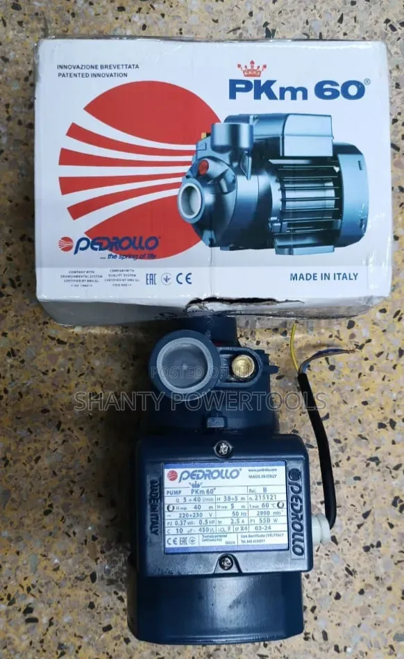 Quality Pedrollo Pump 0.5 HP/370w