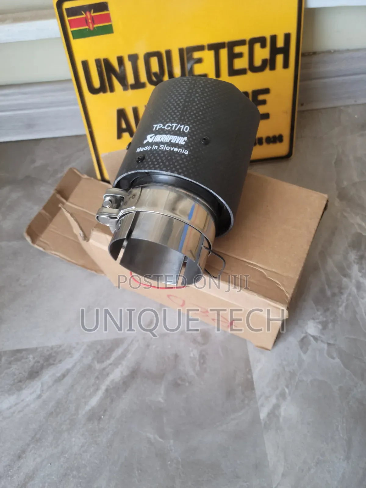 Car Exhaust Muffler Tip Akrapovic Style With Led Light