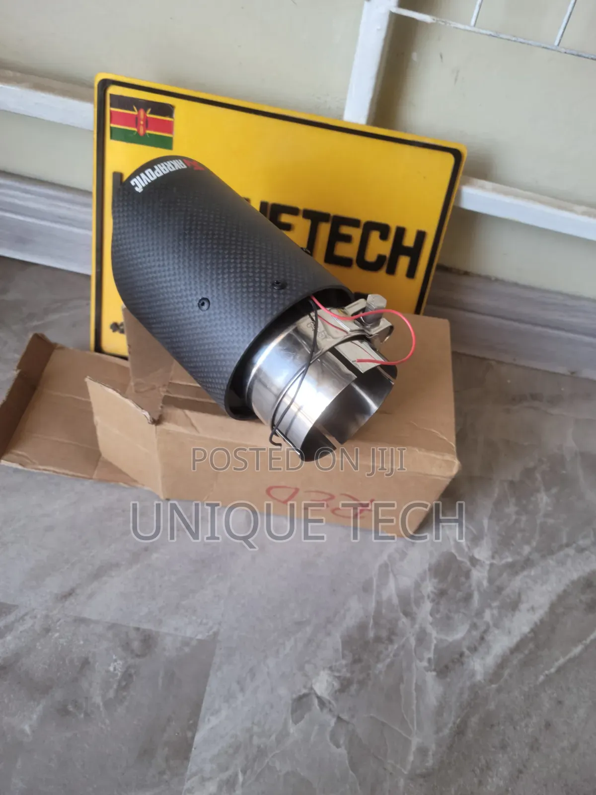 Car Exhaust Muffler Tip Akrapovic Style With Led Light
