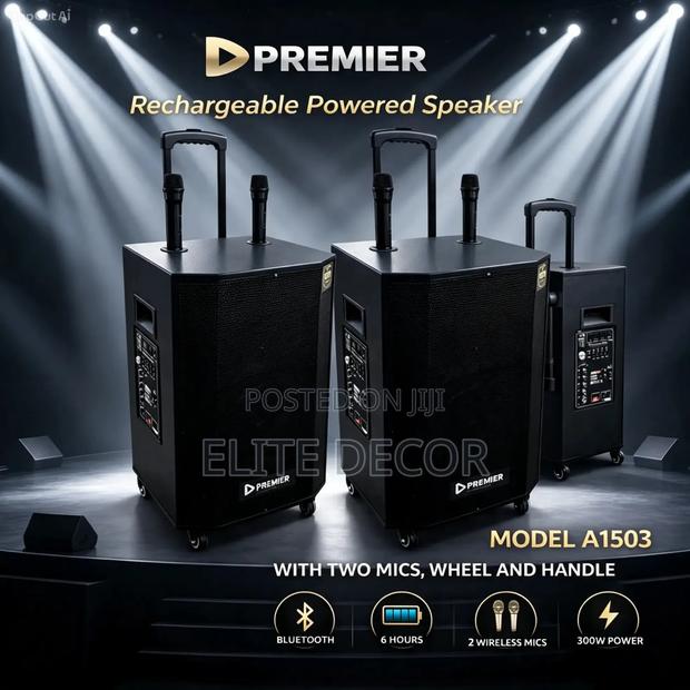 Premier A1503 Rechargeable Powered Speaker