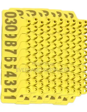 Professional Cattle Inventory Medium Ear Tags - Numbered