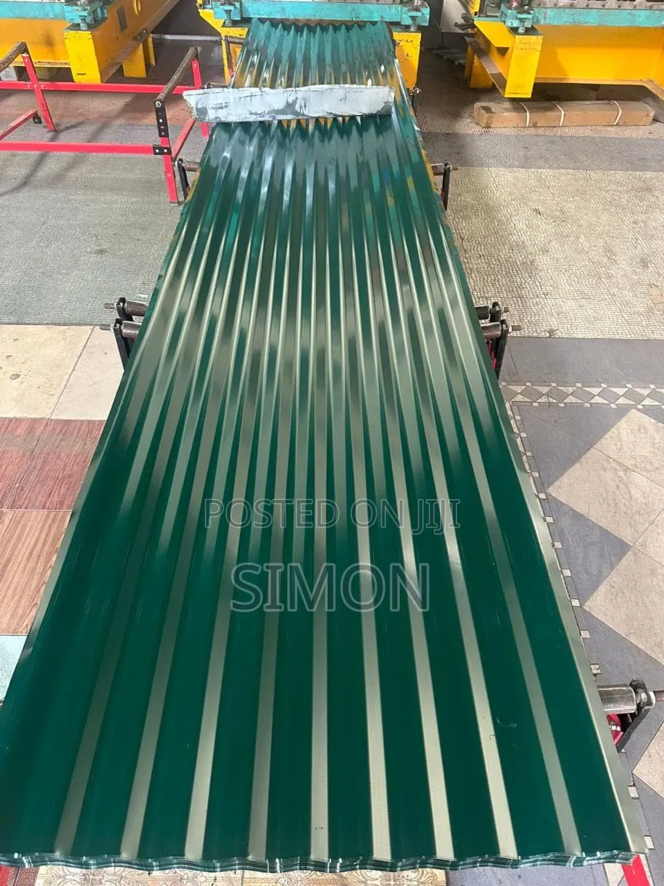 Corrugated Profile Glossy Finish