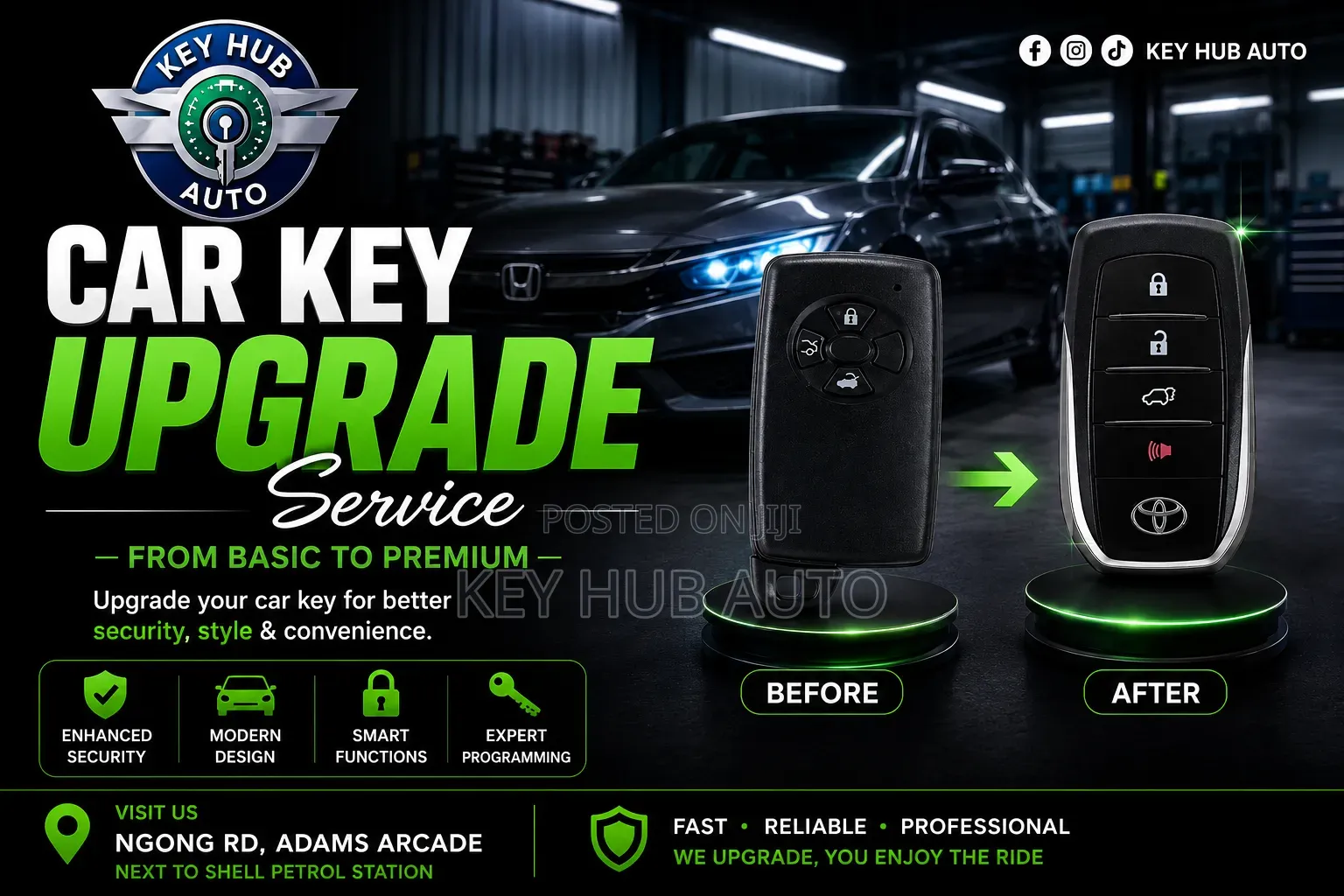 Professional Car Key Solutions in Nairobi