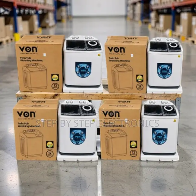 Factory Direct Prices Family Size VON 10KG Twin Tub Washing Machines