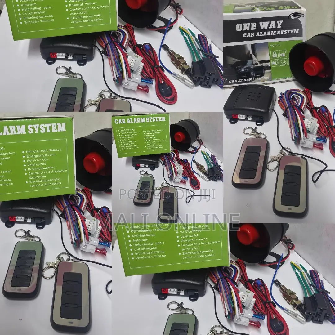 Car Alarm System Remote With Theft Security Siren