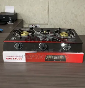 Smart Pro Glass 3-Burner Gas Cooker – Modern Kitchen Essential
