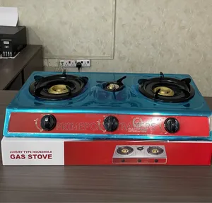Smartpro 3-Burner Stainless Steel Gas Cooker – Powerful & Durable