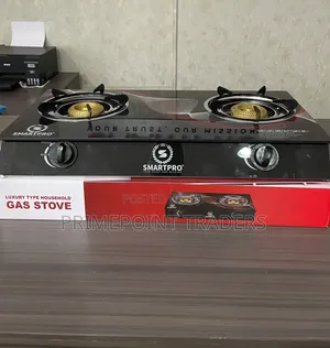 Smartpro 2-Burner Glass Gas Stove – Compact & Convenient
