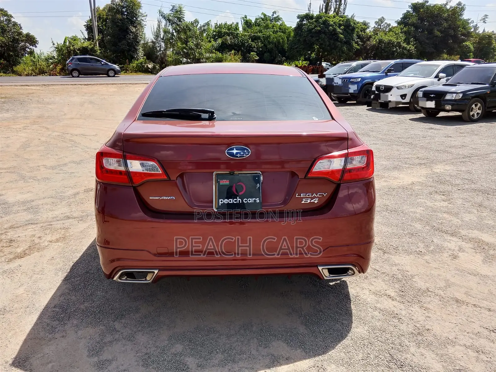 Subaru Legacy 2015 Red