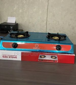 Smartpro 2-Burner Stainless Gas Stove – Compact & Reliable