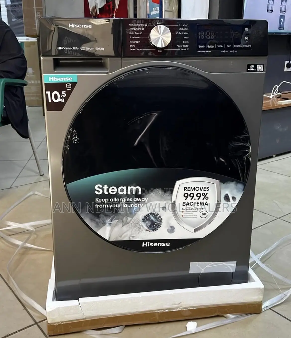 Hisense 10.5kg Front Load Washing Machine