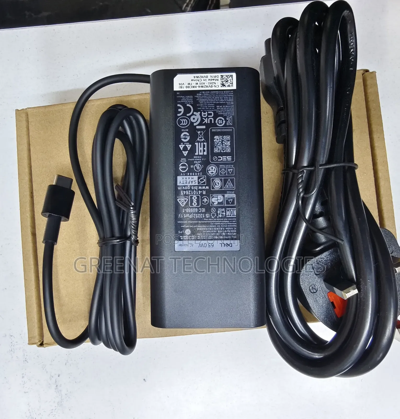 Dell 65W USB-C Laptop Charger Original Type C PD Fast Charger 65W 20V
