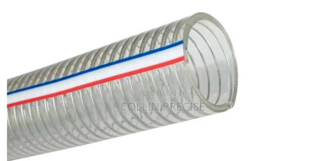 2 Inch Clear Wired Suction Pipe 30m Roll- Heavy Duty
