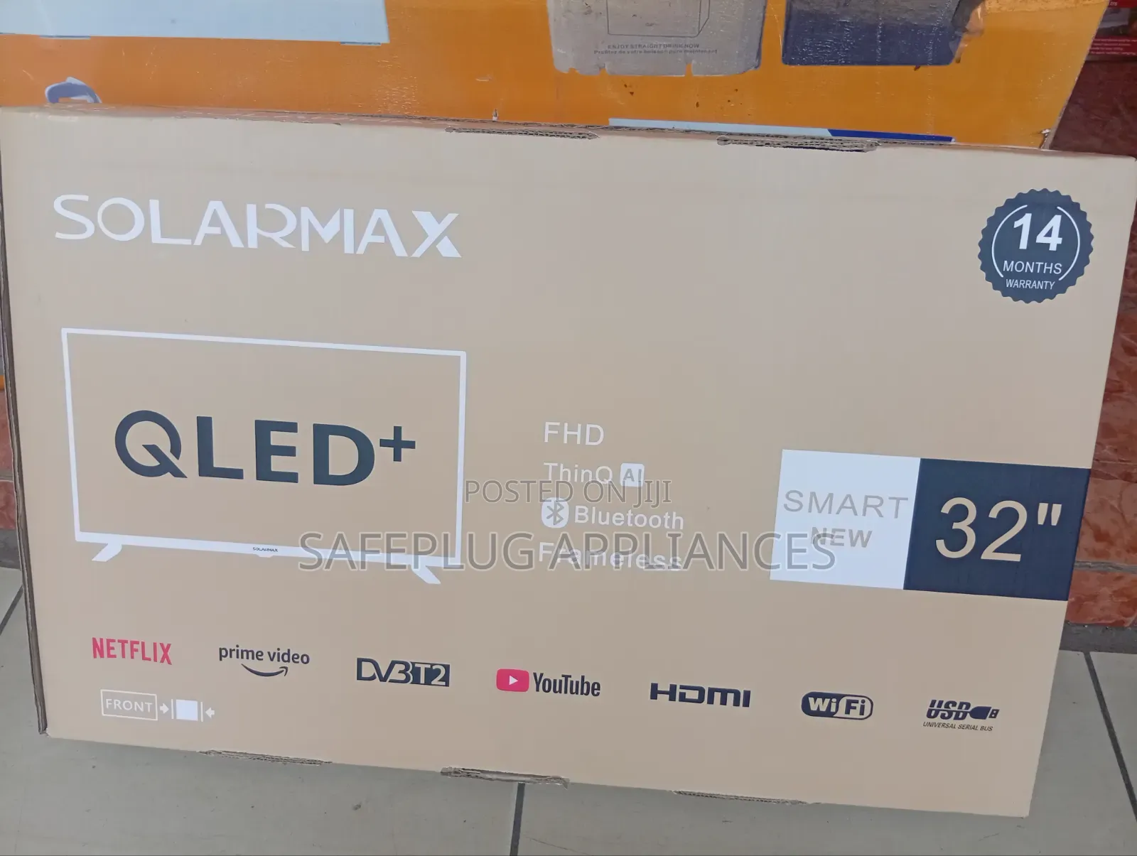 Solarmax 32" Smart TV–Compact Entertainment Screen for Modern Homes