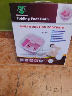 Multifunction Folding Foot Bath Massager – Heat & Bubble Spa