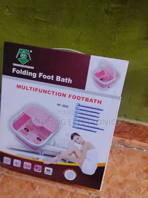 Foot Spa Bath – Folding Foot Massager With Heat & Rollers