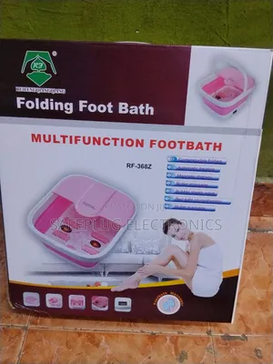 Foot Spa Bath – Folding Foot Massager With Heat & Rollers
