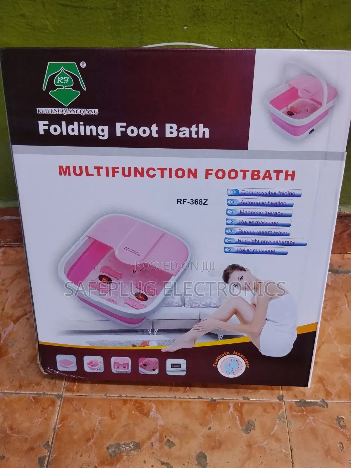 Portable Folding Foot Bath – Foot Spa, Heat, Bubble & Massage